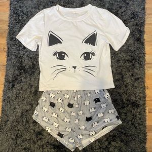 Shein Cat Pajamas Set